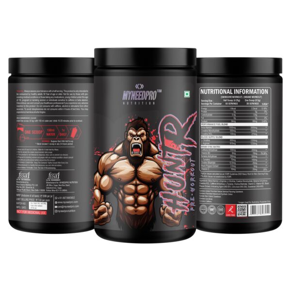 MYNEEDPRO HUNTR PRE-WORKOUT 30Serving's - Image 5