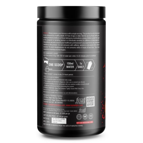 MYNEEDPRO HUNTR PRE-WORKOUT 30Serving's - Image 5