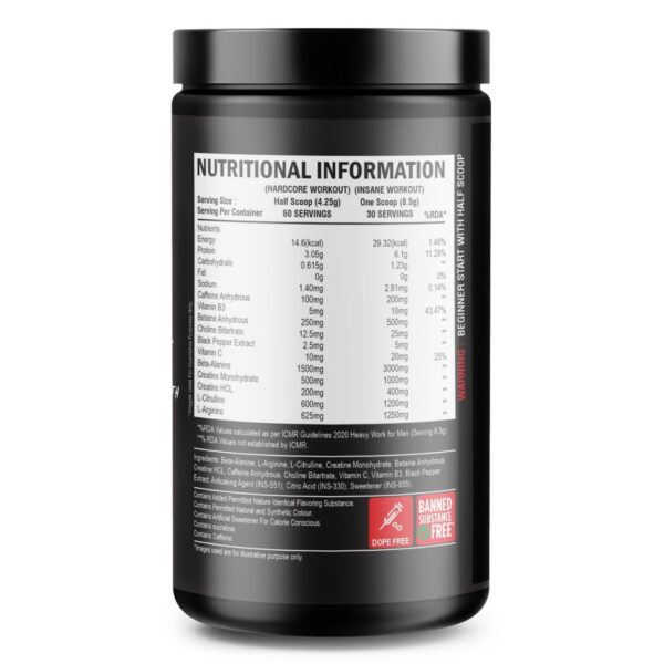 MYNEEDPRO HUNTR PRE-WORKOUT 30Serving's - Image 3