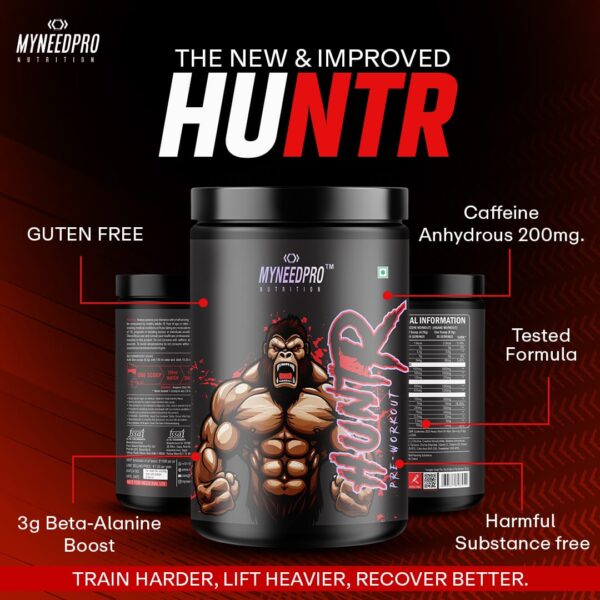 MYNEEDPRO HUNTR PRE-WORKOUT 30Serving's - Image 6