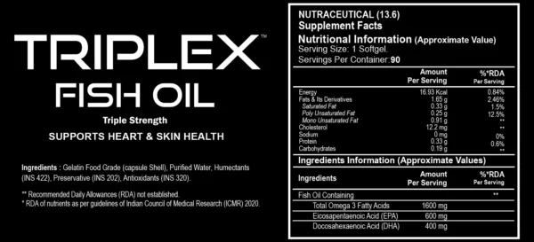DIVINE TRIPLEX FISH OIL 90N SOFT GELS - Image 4