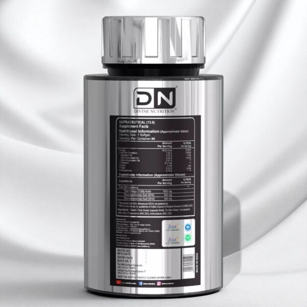 DIVINE TRIPLEX FISH OIL 90N SOFT GELS - Image 2