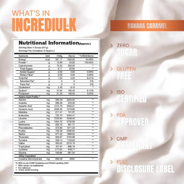 PROSUPPS INCREDIBUlLK 6 LBS 31 SCOOP - Image 3