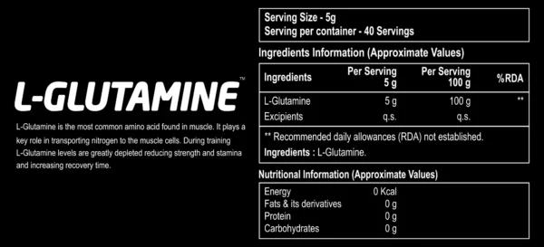 DIVINE L-GLUTAMINE 200G - Image 4