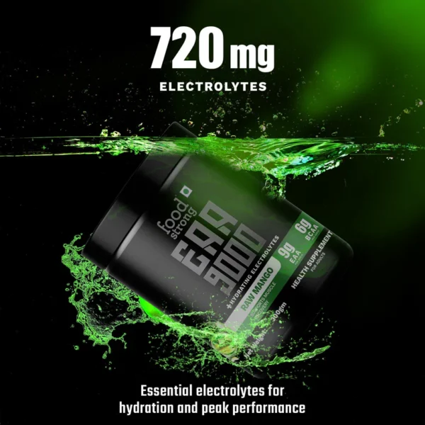 FOOD STRONG EAA 9000 + HYDRATING ELECTROLYTES 300G - Image 6