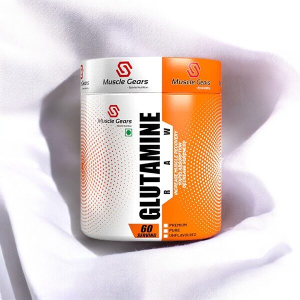 MUSCLE GEAR GLUTAMINE RAW YOUR ULTIMATE FITNESS CAMPANION - Image 2