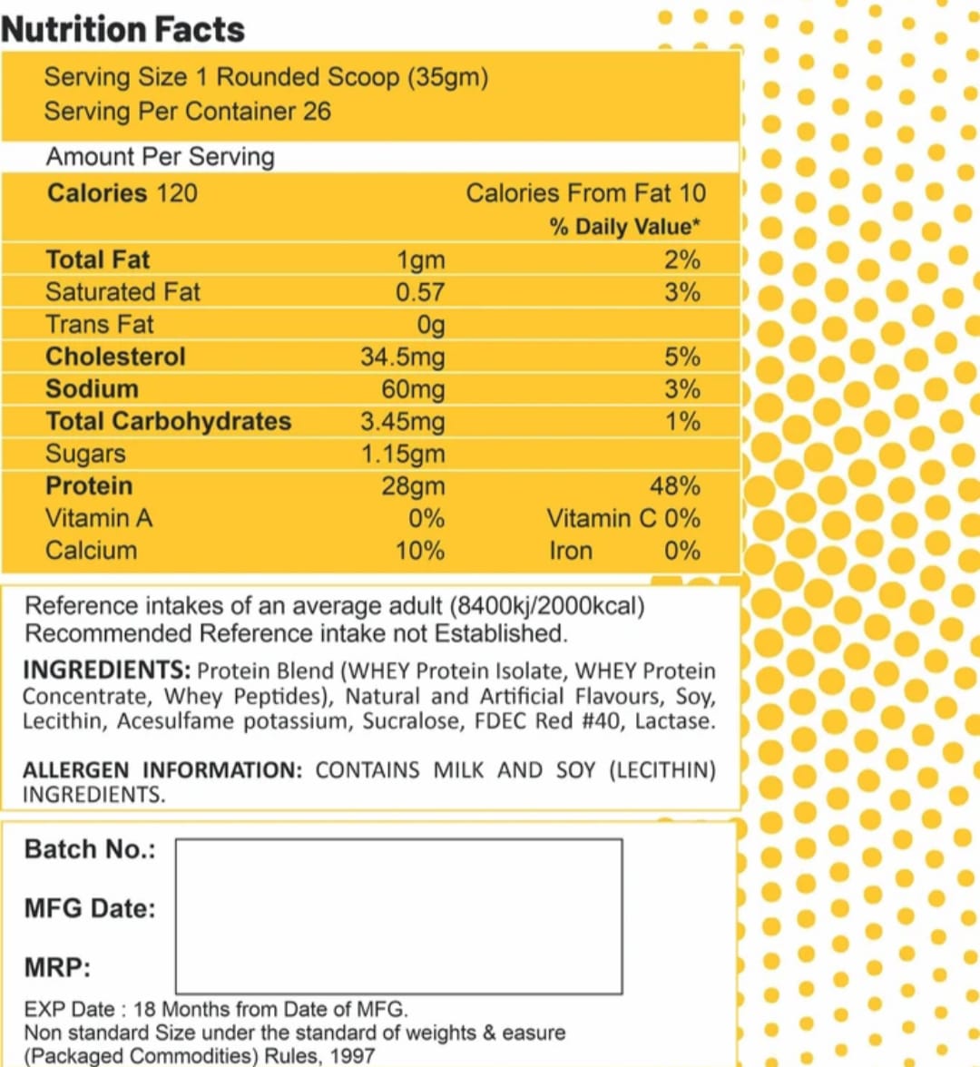 MUSCLE GEARS 100% PERFORMANCE WHEY - Image 6