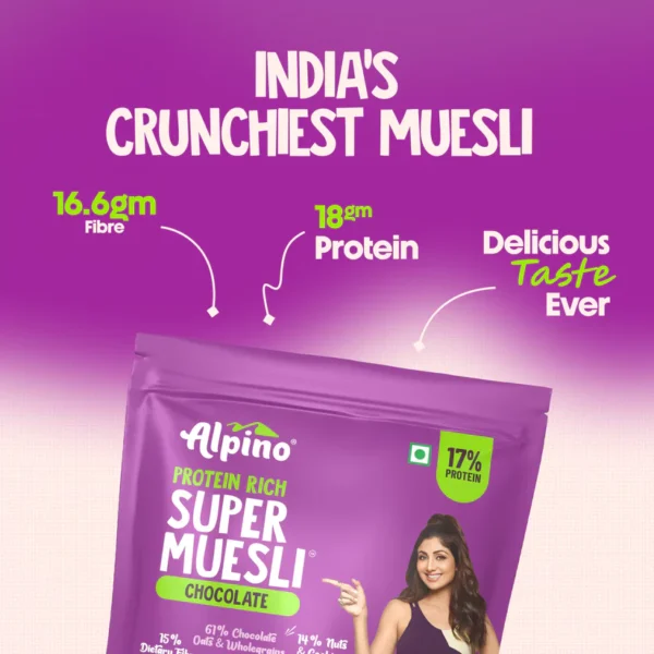 ALPINO PROTEIN RICH SUPER MUESLI - Image 4