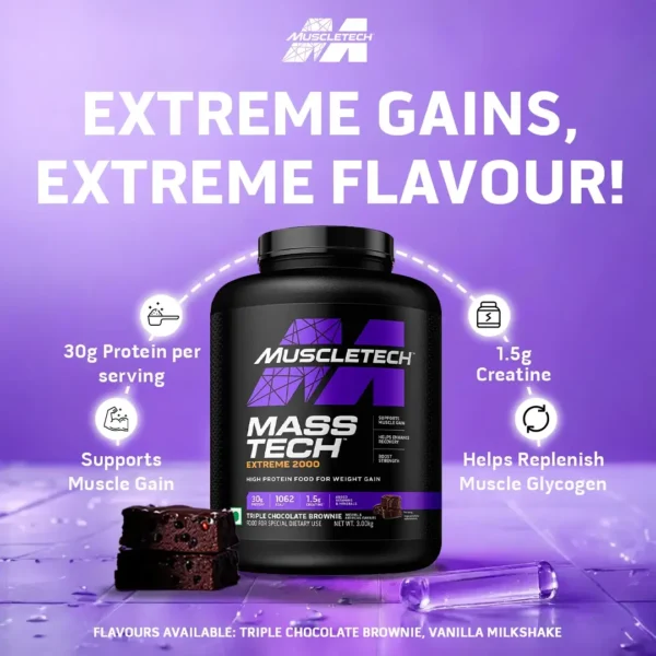MUSCLE TECH MASS TECH EXTREME 2000 - Image 6