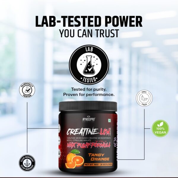 CREATINE LCM 100% PURE MICRONISED CREATINE MONOHYDRATE WITH L-CITRULLINE DL MALATE 2:1 - Image 5