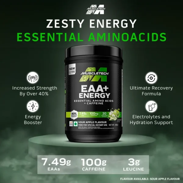 MUSCLETECH EAA+ ENERGY AMINO ACIDE MUSCLE BUILDING RECOVERY - Image 5