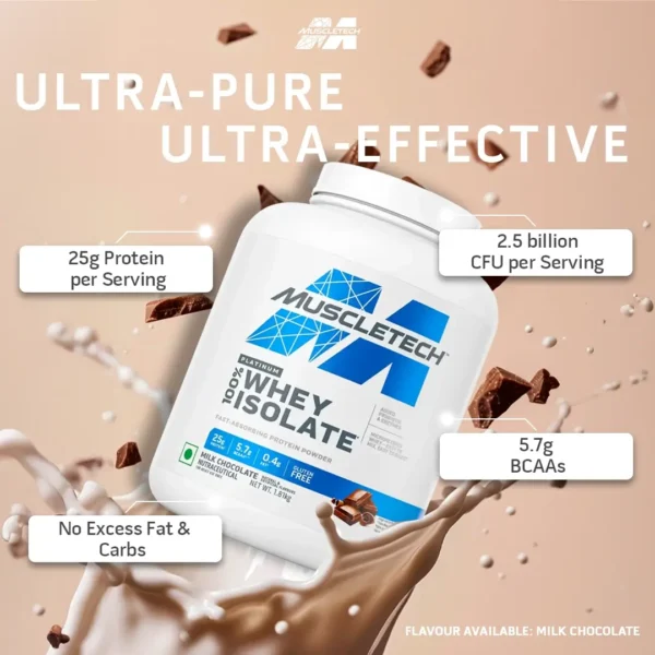 MUSCLETECH PLATINUM 100% WHEY ISOLATE - Image 4