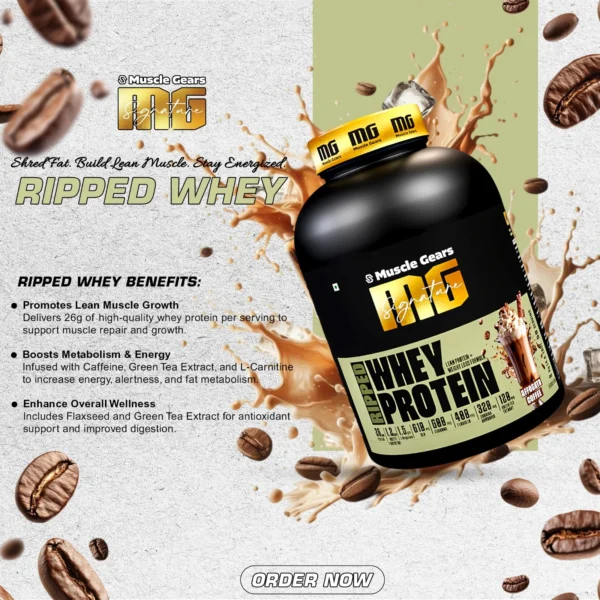 MUSCLE GEAR RIPPED WHEY PROTEIN - Image 2