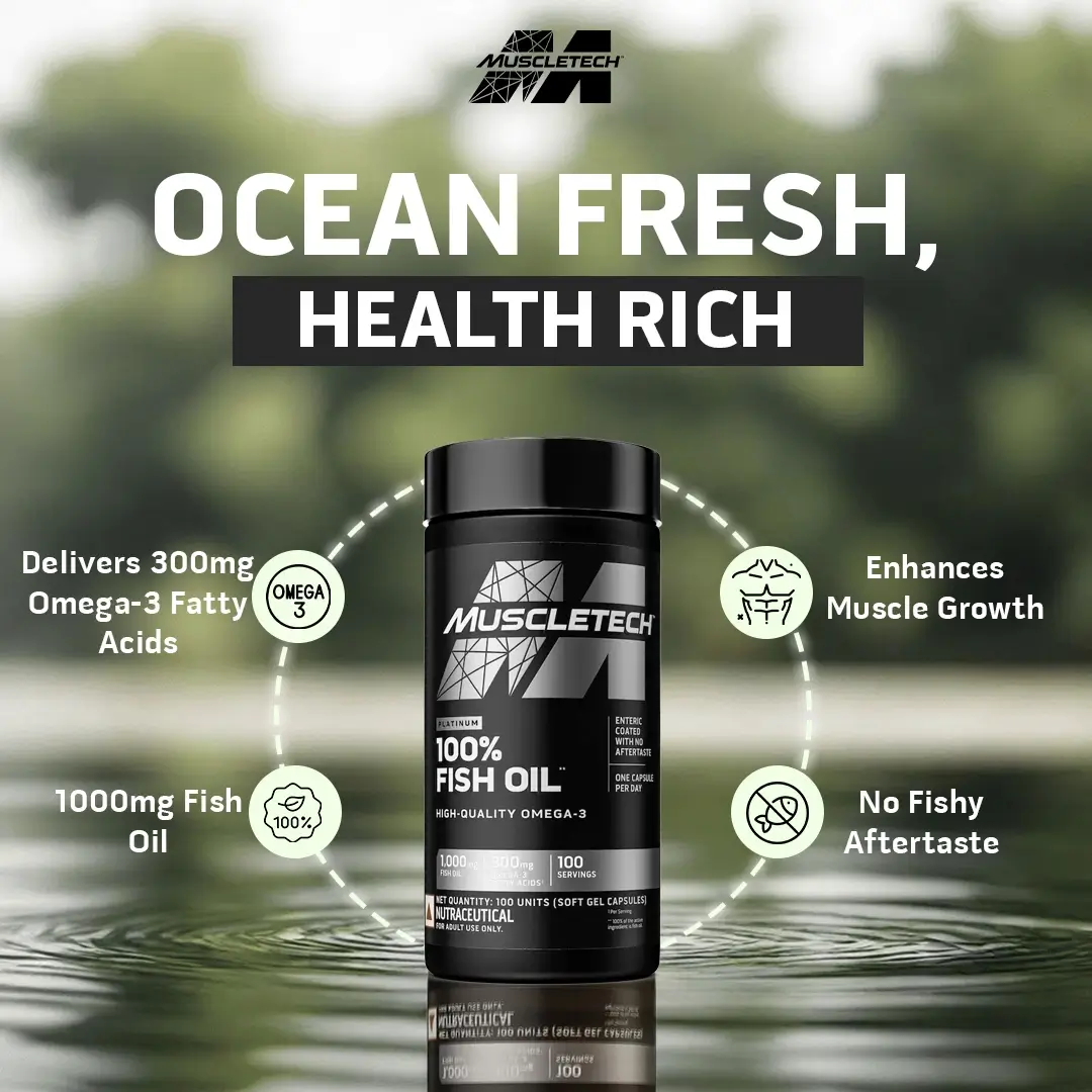 MUSCLETECH PLATINUM 100% OMEGA FISH OIL - Image 4