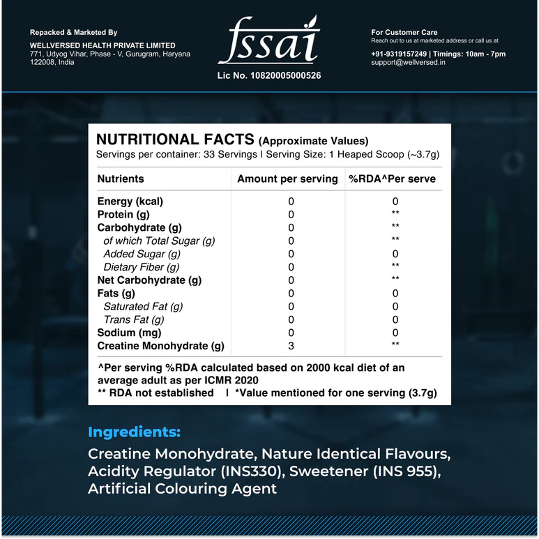 WELLCORE PURE MICRONISED CREATINE MONOHYDRATE - Image 6