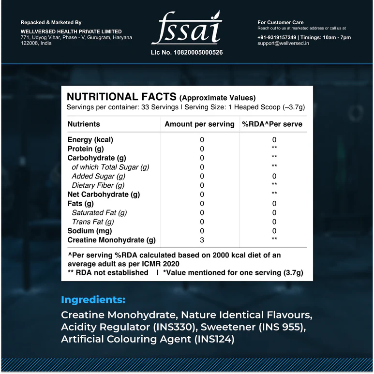 WELLCORE PURE MICRONISED CREATINE MONOHYDRATE - Image 10